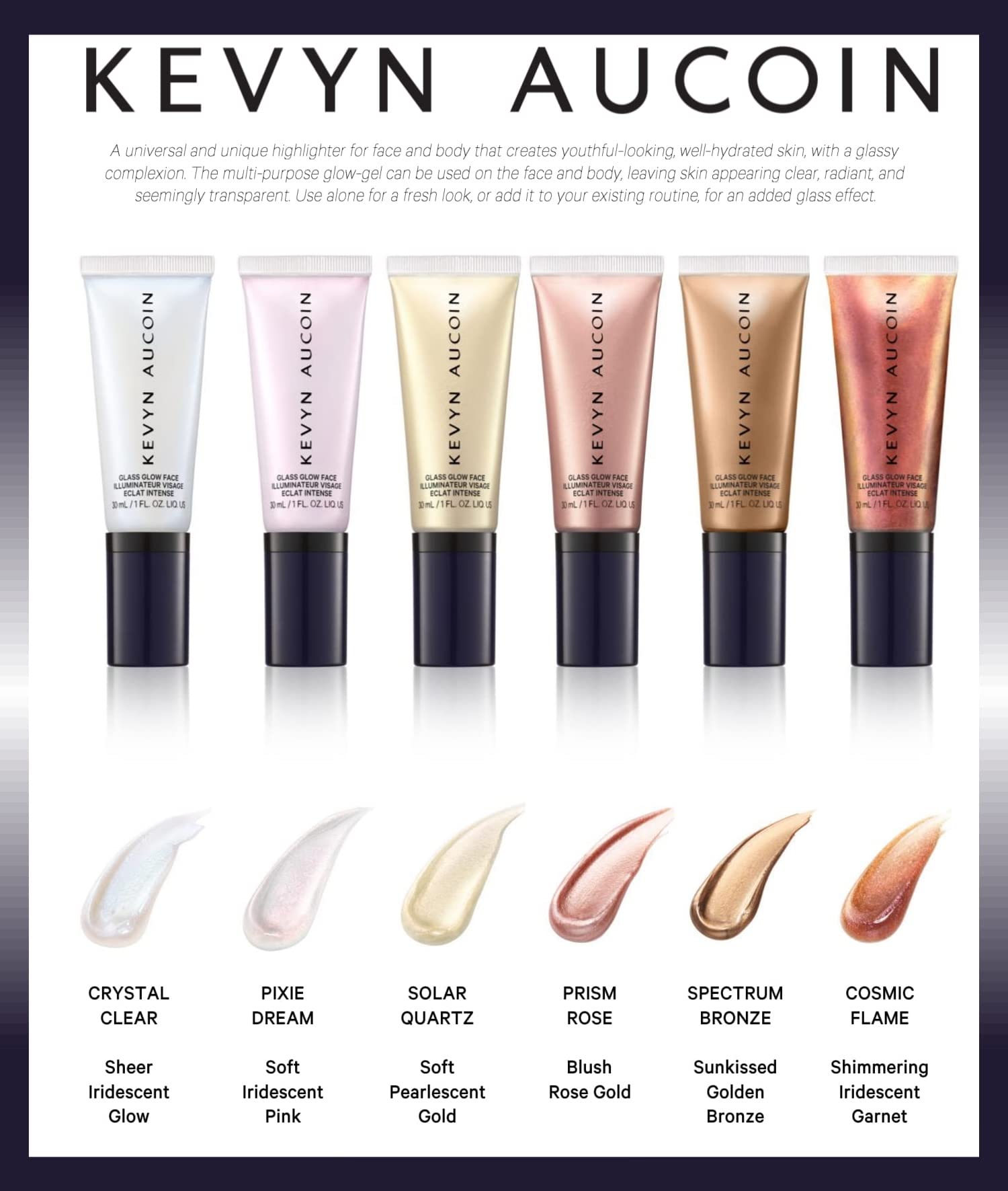 Kevyn Aucoin Glass Glow Face Prism Rose blending with foundation for glow