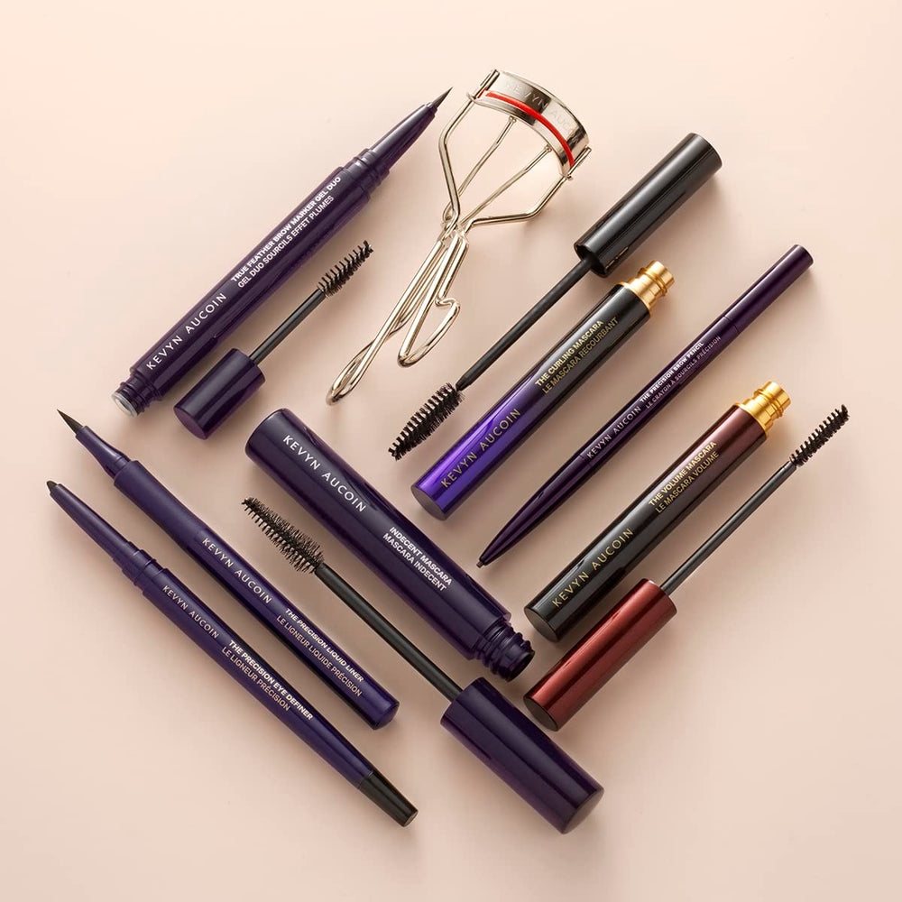 Guided application tips to create defined brows with Kevyn Aucoin Pencil.