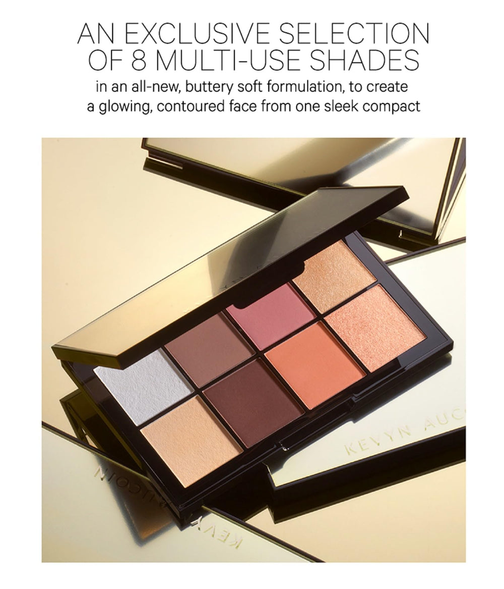 Kevyn Aucoin Sculpt + Define Volume IV blush Azalea for rosy cheeks.