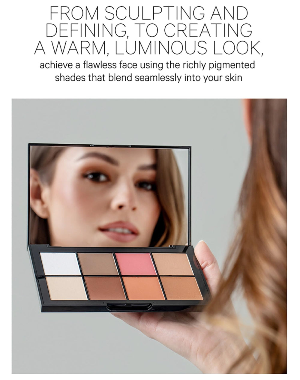 Kevyn Aucoin Sculpt + Define Volume IV blush Dahlia with luminous texture.