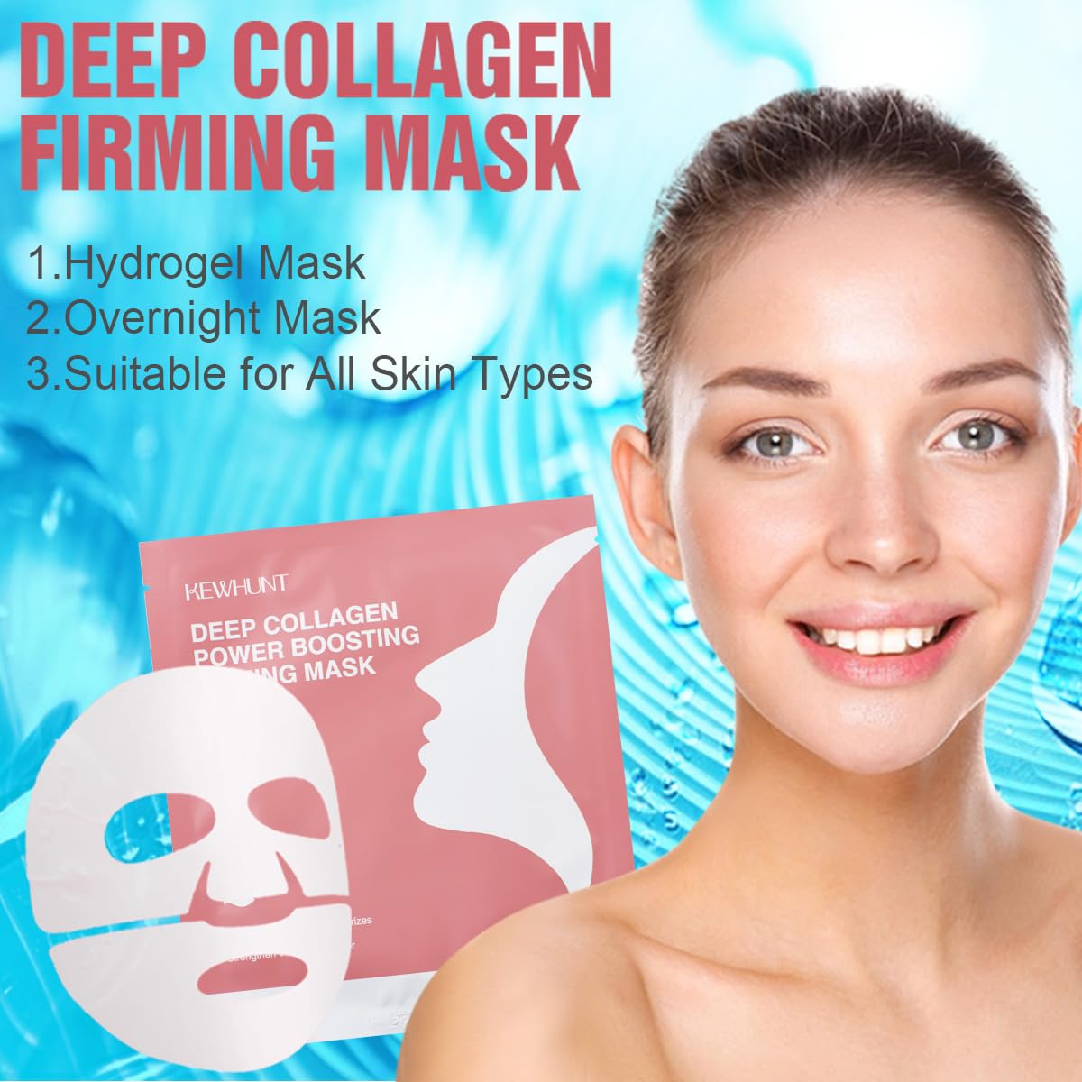 Kewhunt Pore-tightening close-up hints smoother pores.
