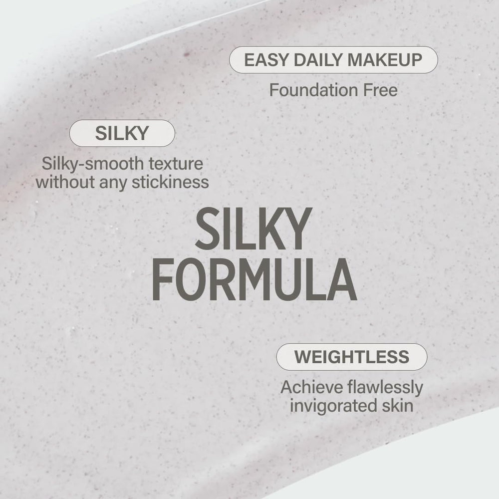 Primer on skin displaying smooth texture and even finish