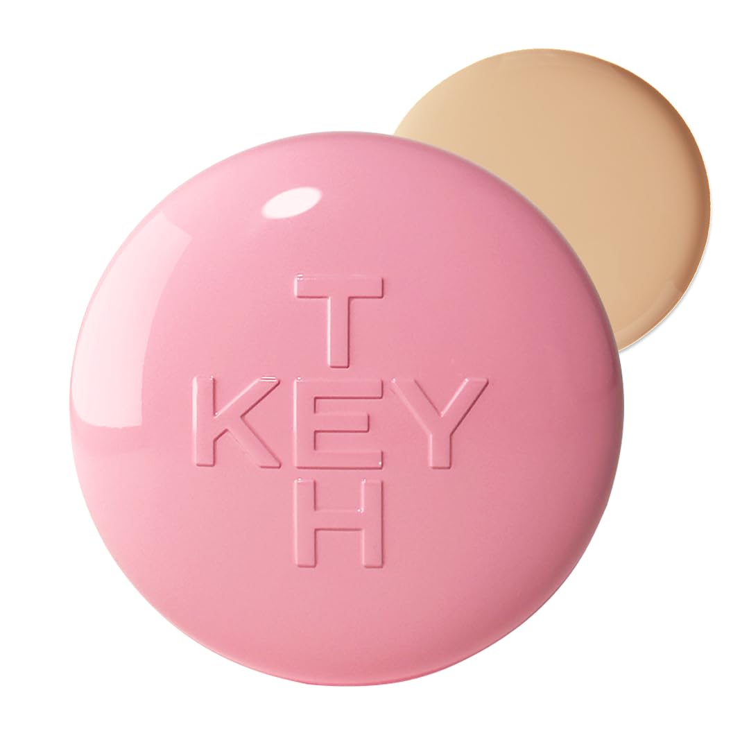 Keyth Pink Magnet Cushion 03 Pure Beige compact front view for daily glow