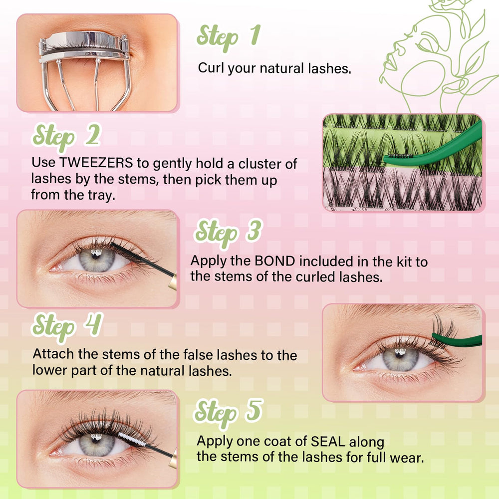 KEYYOU At-home DIY lash kit ideal for daily or special occasions.