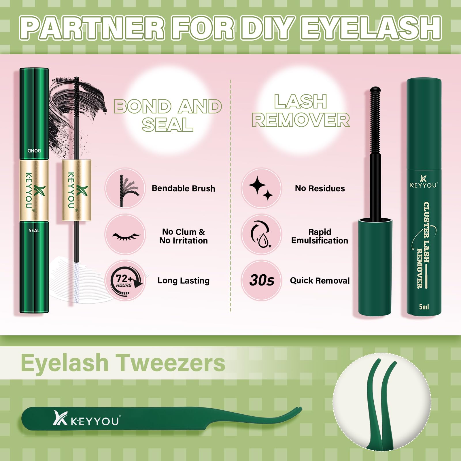 KEYYOU at-home lash kit enables DIY beauty routines