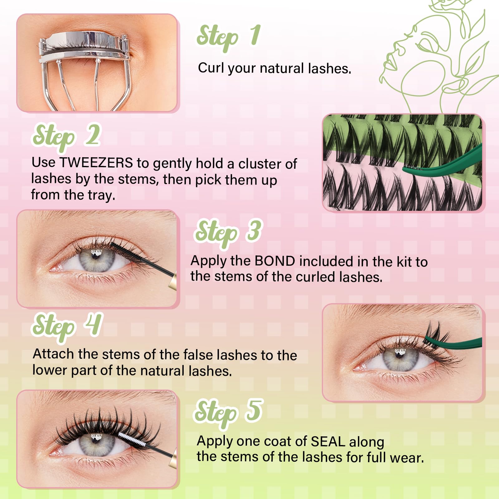 KEYYOU lash kit designed for comfortable removal and safe use
