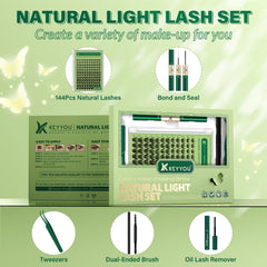 KEYYOU Lash Bond and Sealer included for long-lasting wear