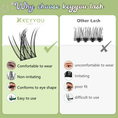 KEYYOU LASH Remover Oil for gentle cleanup after wear