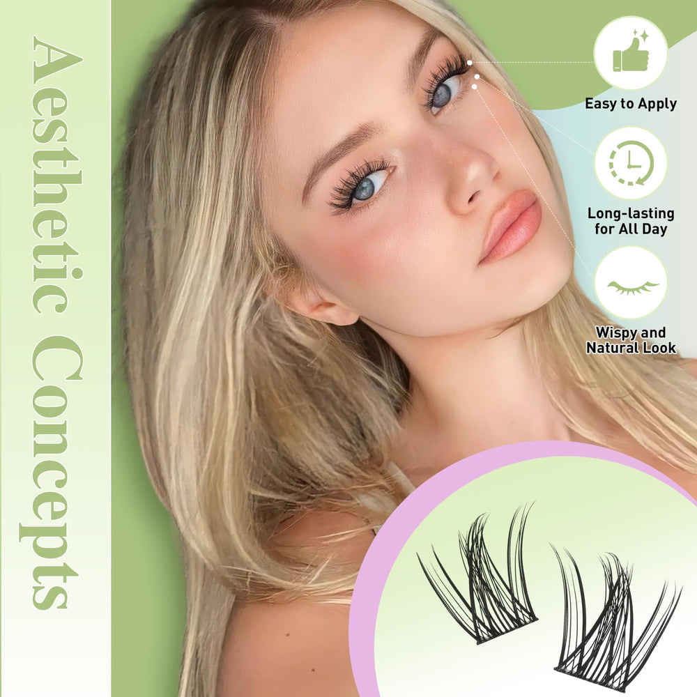 KEYYOU LASH Tweezers Set for precise placement of lash clusters