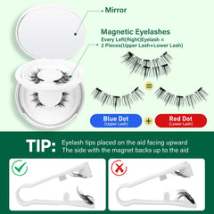 KEYYOU mirrored storage case keeps lashes safe between touch-ups