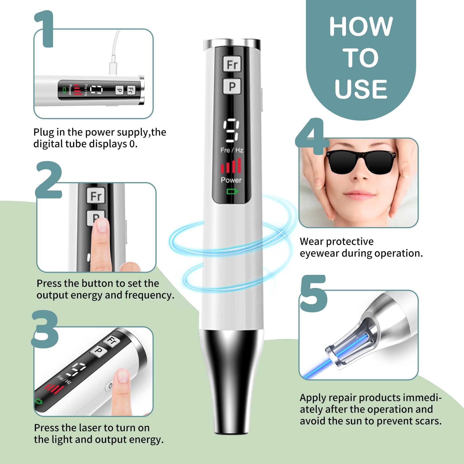 KFJUDHG PicoSecond Nd:YAG laser wavelength switch enabling flexible settings