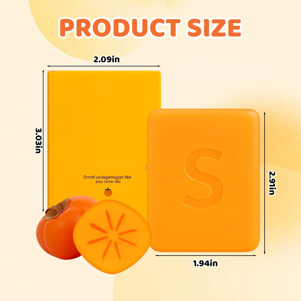 KguiQhsm Persimmon Soap lather closeup shows creamy foam for sensitive skin cleansing