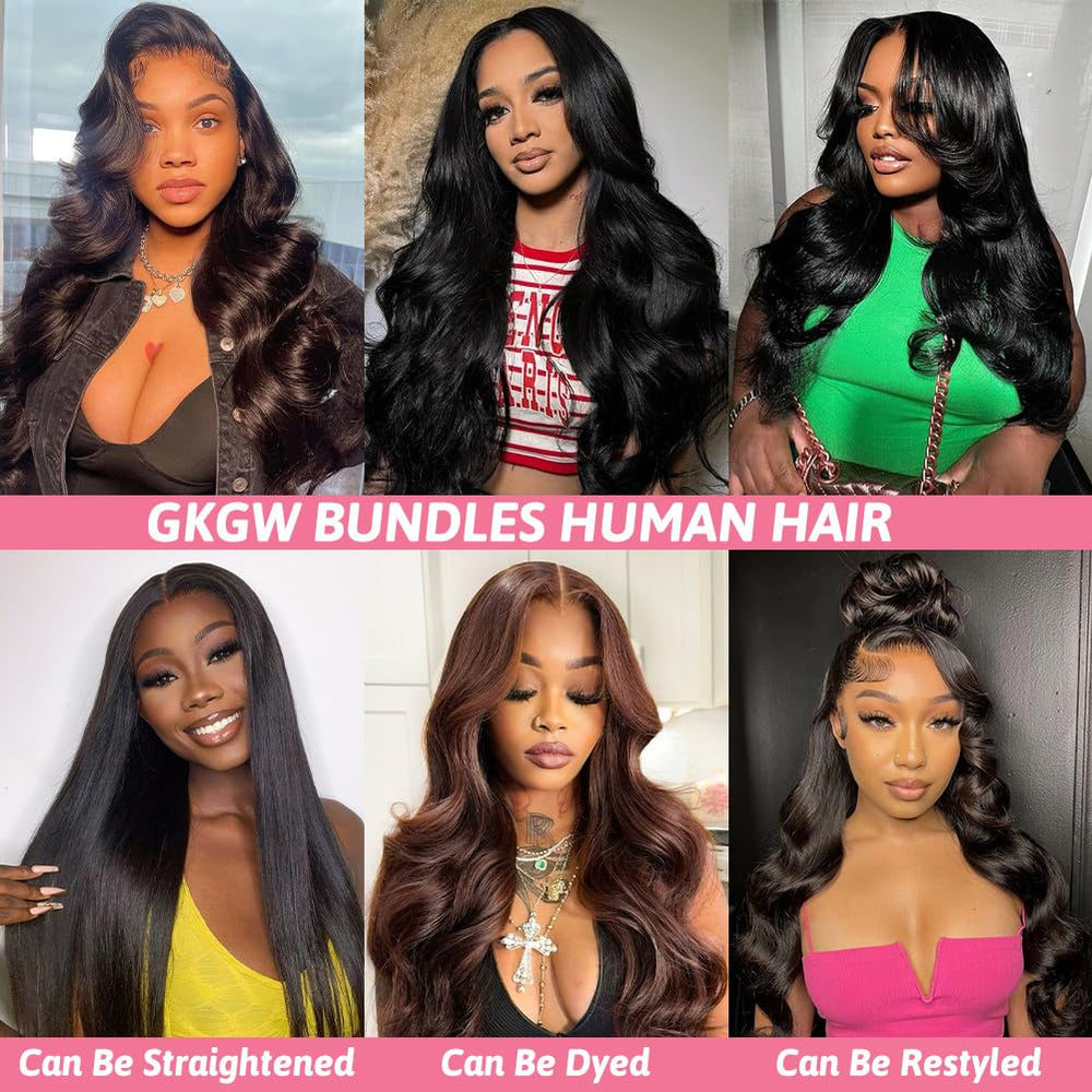 GKGW bundle set ready for quick weave or sew-in styling.
