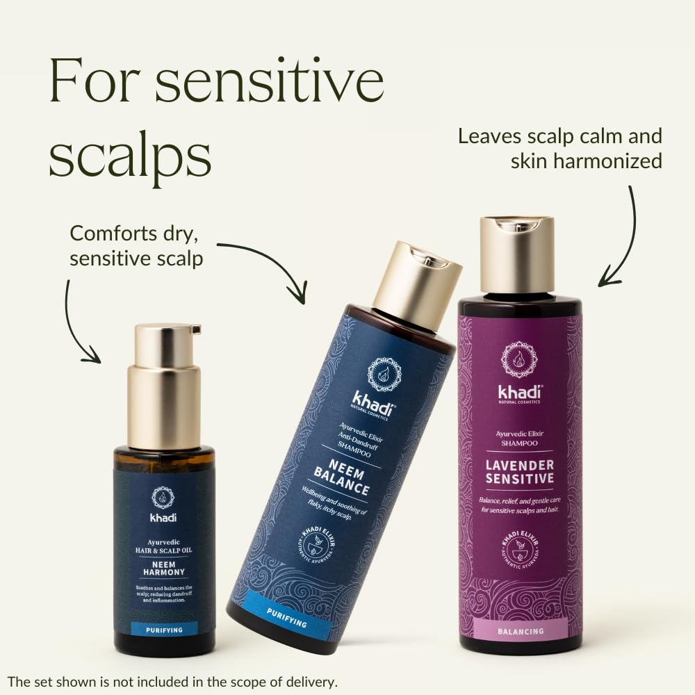 KHADI Lavender Sensitive Shampoo suitable for children's fine hair