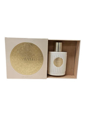 KHADLAJ PERFUMES Cream Velvet bottle front view for lasting gourmand charm.