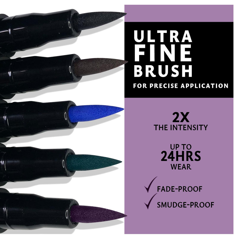 Khasana Liquid Eyeliner matte finish quick-dry formula.