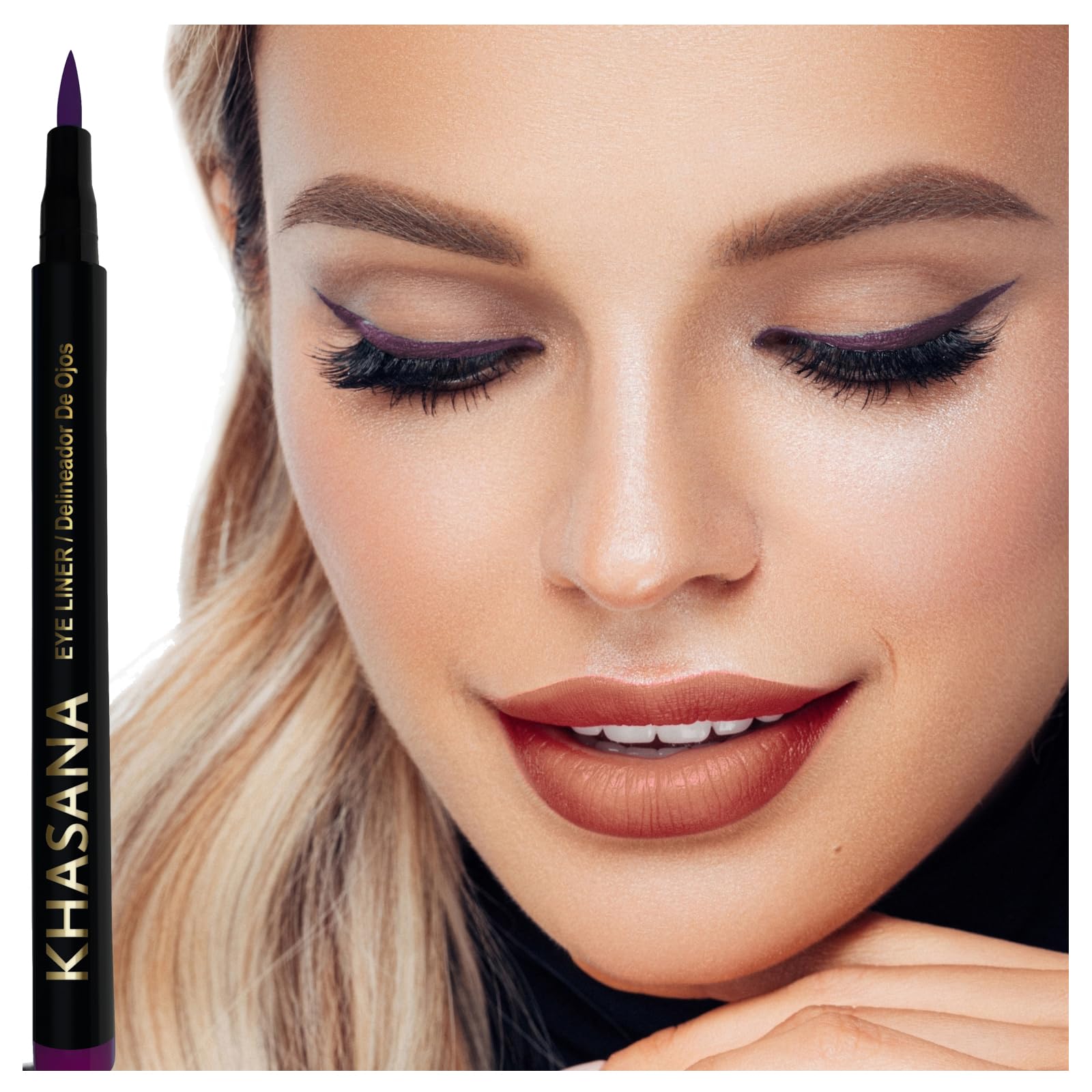 Khasana Ultra Advanced Liquid Eyeliner waterproof formula for all-day wear.
