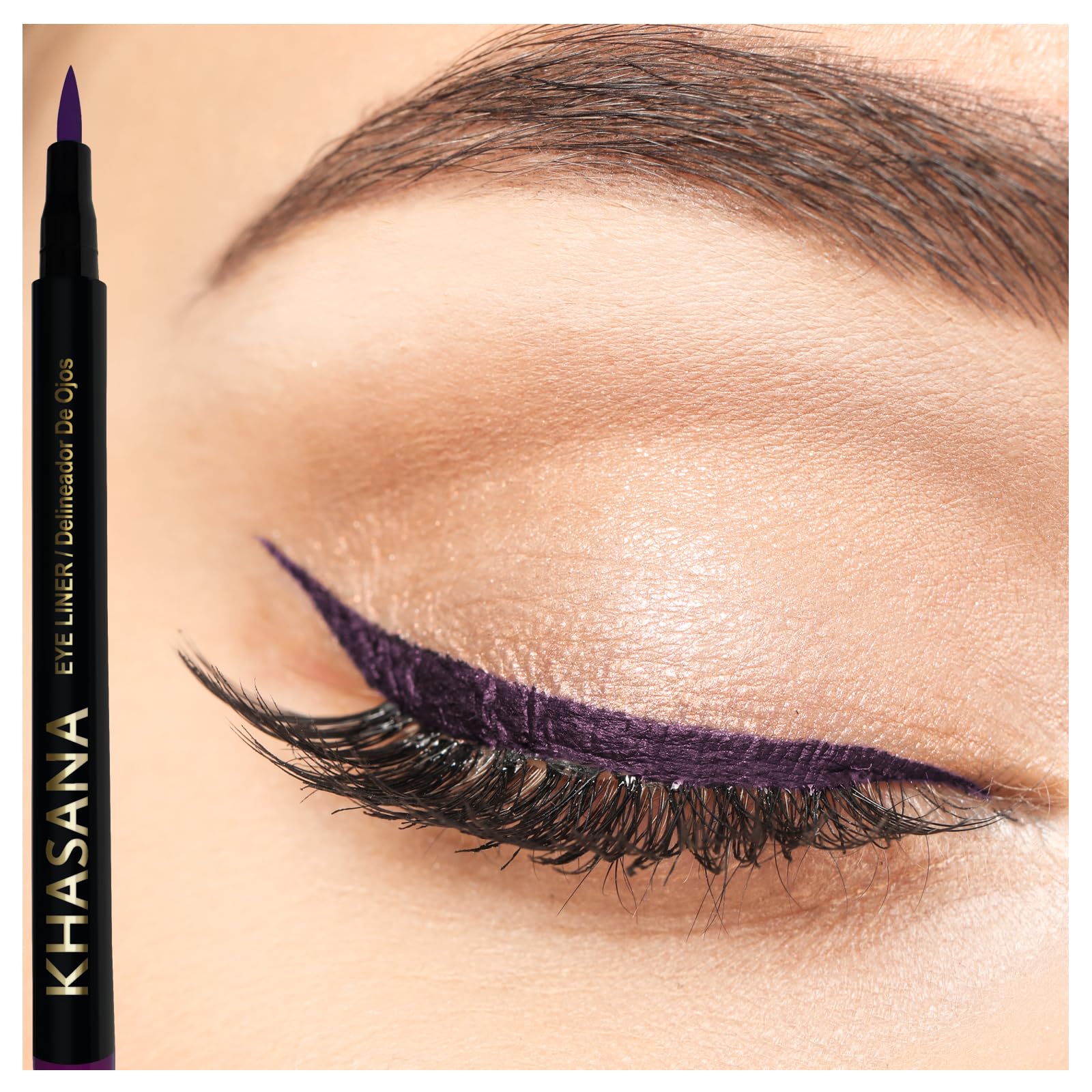 Khasana Vegan Cruelty-Free Eyeliner Paraben-Free Formula.