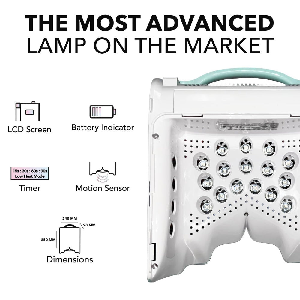 KIARA SKY Beyond Pro II LED light for fast, even gel curing.
