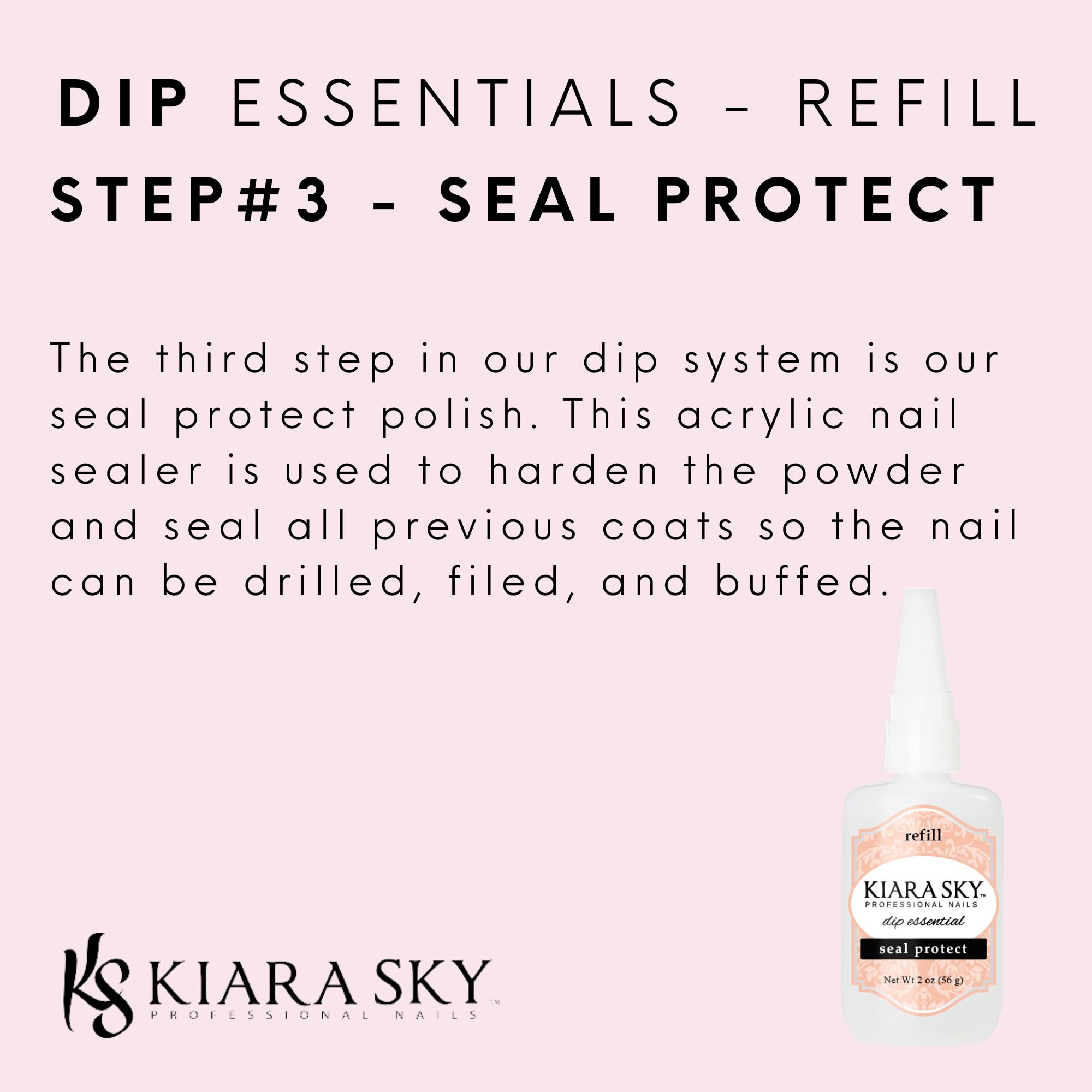 Kiara Sky cone-spout refill for clean, mess-free dipping.