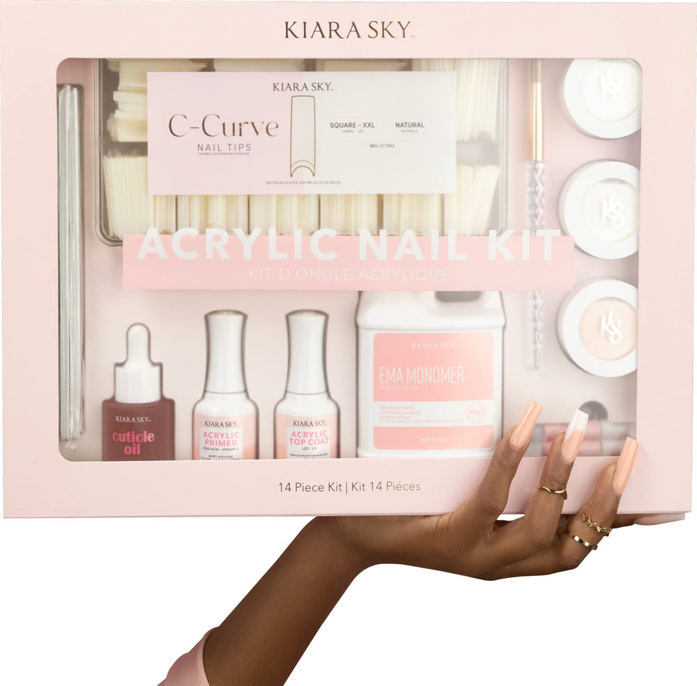 Kiara Sky crystal-cut acrylic brush for precise application