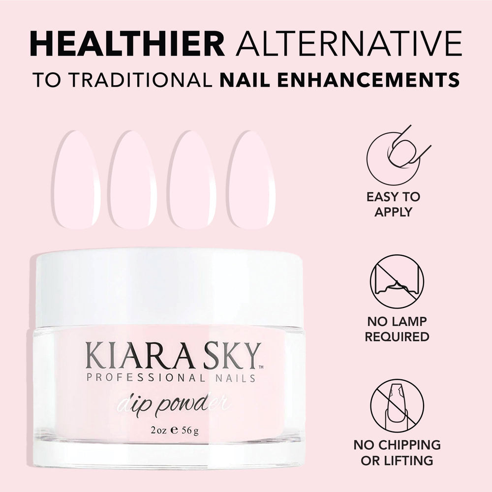 Kiara Sky bottle shows USA-made cruelty-free line for professional nail services.