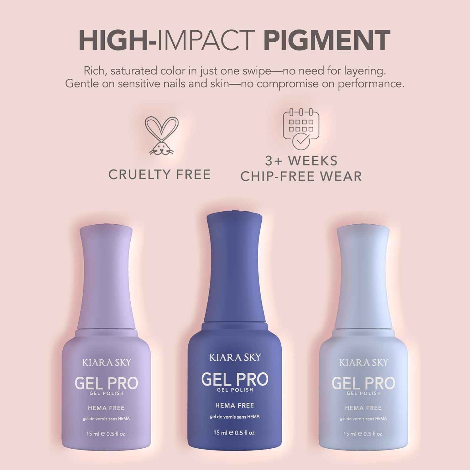 Kiara Sky Gel Pro HEMA-FREE deep shades add sultry depth to any set.