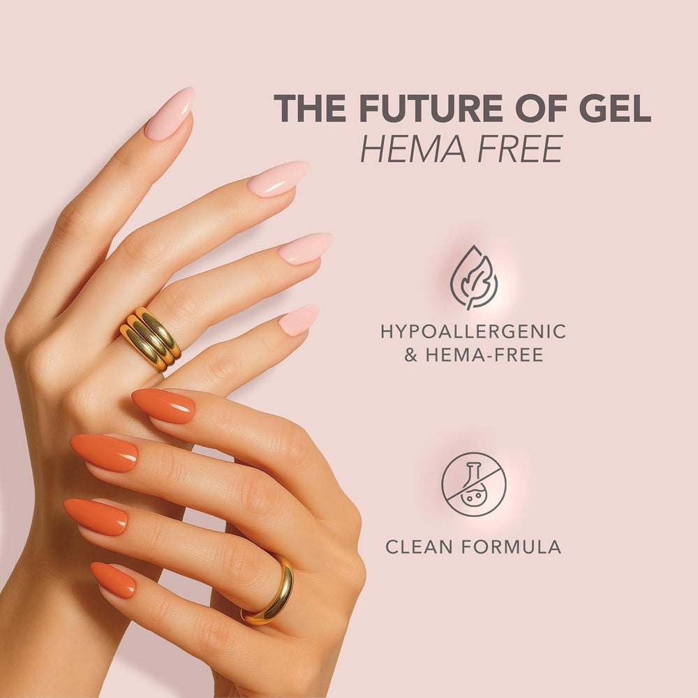 Kiara Sky Gel Pro HEMA-FREE neutral shades collection supports timeless, versatile manicures.