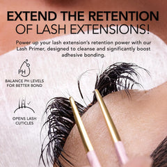 Kiara Sky Lash Primer odorless formula for comfortable professional lash sessions