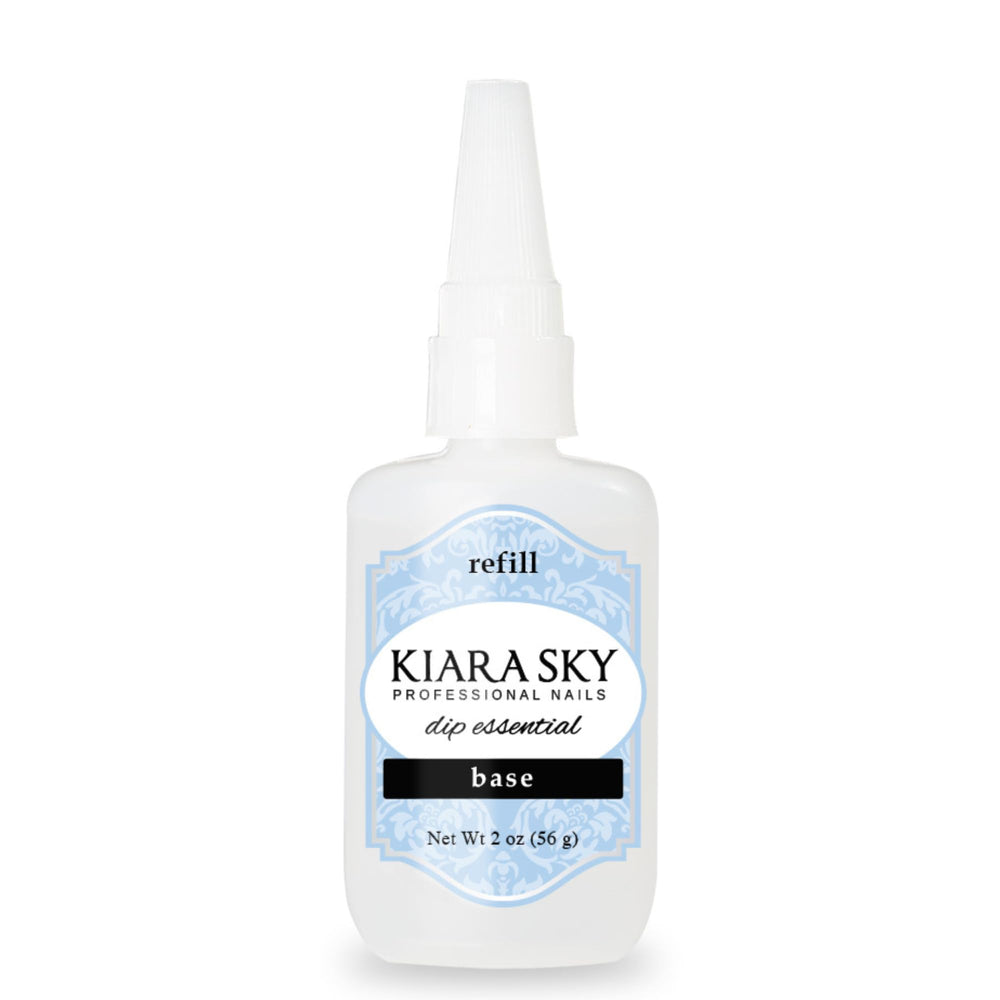 Kiara Sky Base Glaze bottle ready for adhesion before dipping for a lasting manicure