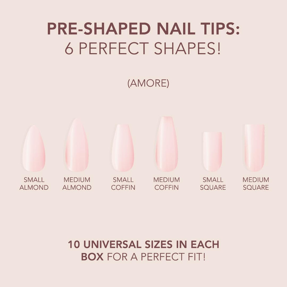 Kiara Sky nail art base with Amore shade ideal for French designs.