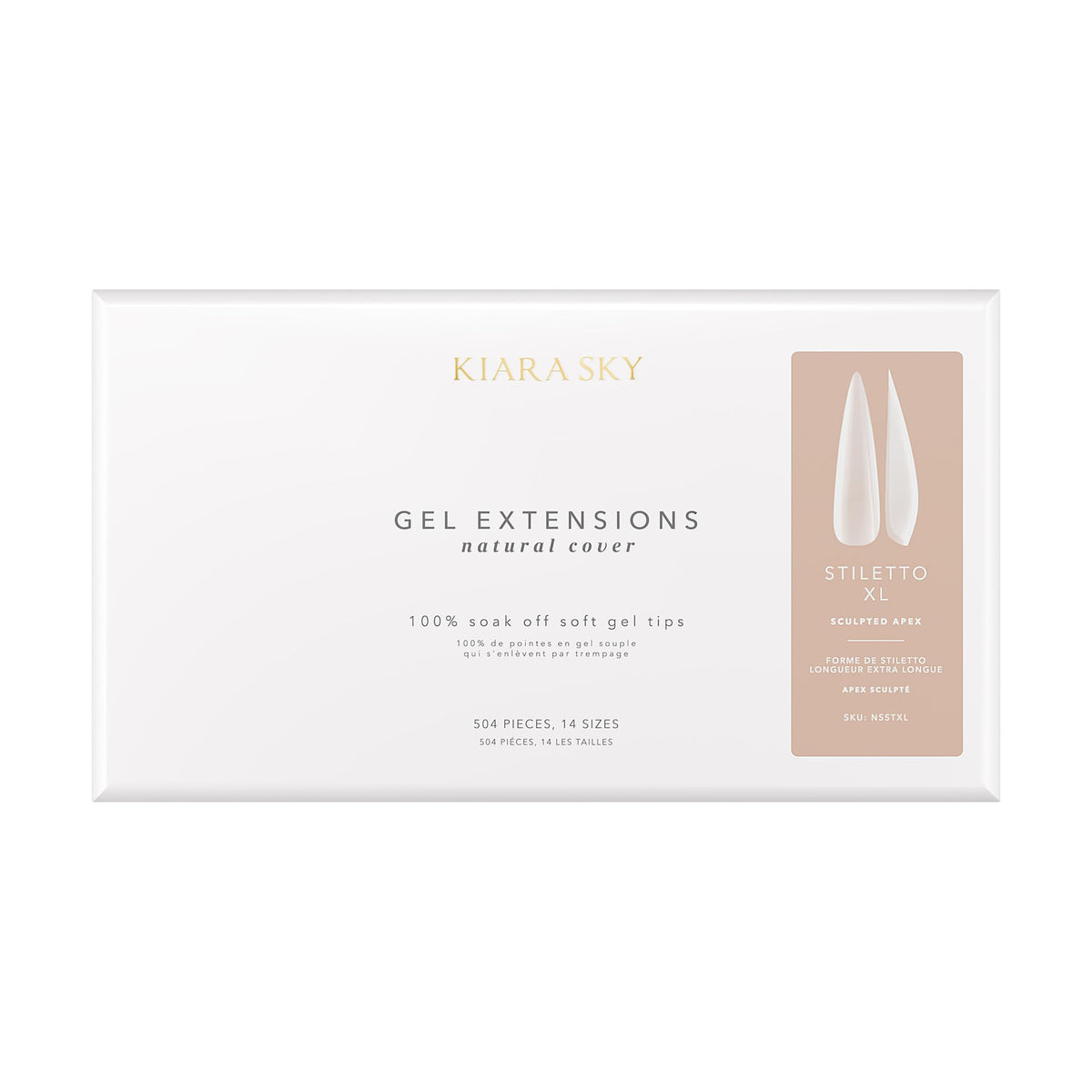 Kiara Sky Natural Cover Tips offering a soft-tone base for seamless sheer colors.