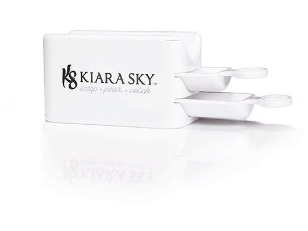 Kiara Sky eco-friendly packaging box emphasizing sustainable nail product system