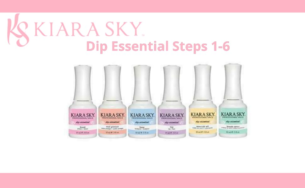 Kiara Sky pro dip system packaging ready to store