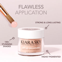 Kiara Sky self-leveling application close-up with even layers.