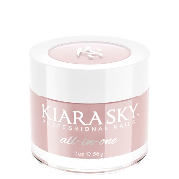 Kiara Sky So Romantic cover powder bottle, smooth nude color for durable nails.