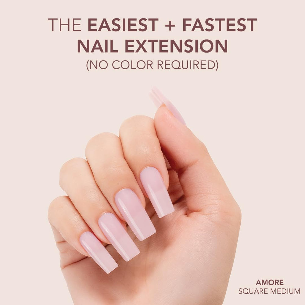 Kiara Sky soak-off Gelly extensions lightweight and long-lasting for natural nails.