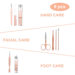 Kidoom large nail clippers in rose gold for clean, even nails.