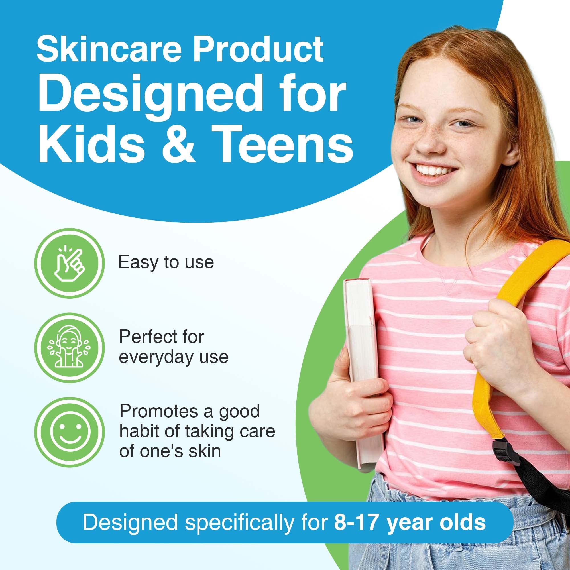 Kidskin lightweight texture shown absorbing quickly into the skin