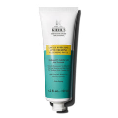 Kiehl's Acne-Treating Cleansing Paste in jar, 3-in-1 cleansing concept