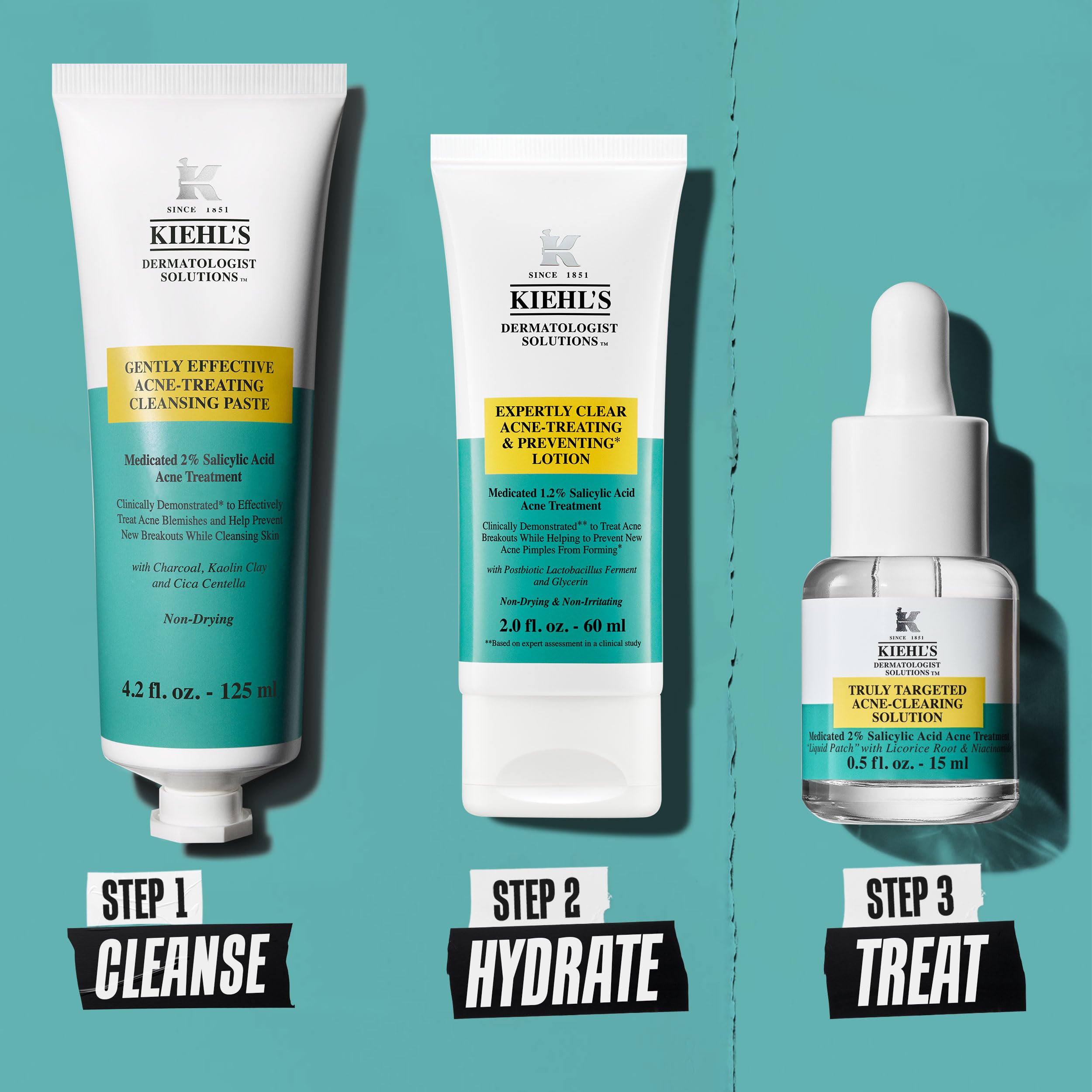 Packaging of Kiehl's Acne-Treating Cleansing Paste