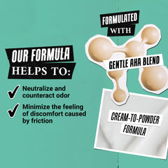 Kiehl's All Over Deodorant Treatment cream-texture close-up shows friction-friendly finish.