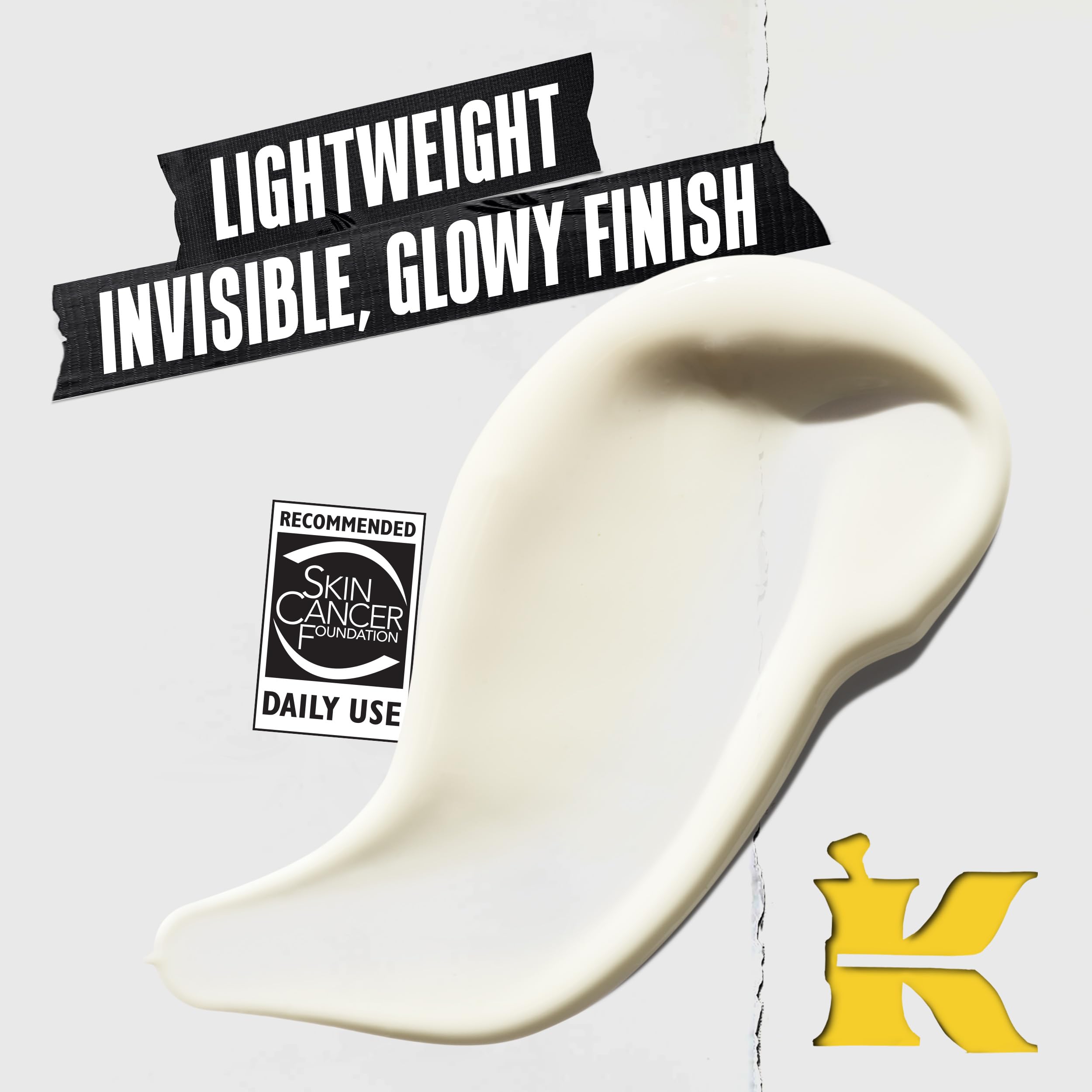 Kiehl's Better Screen invisible finish under makeup for a seamless look.