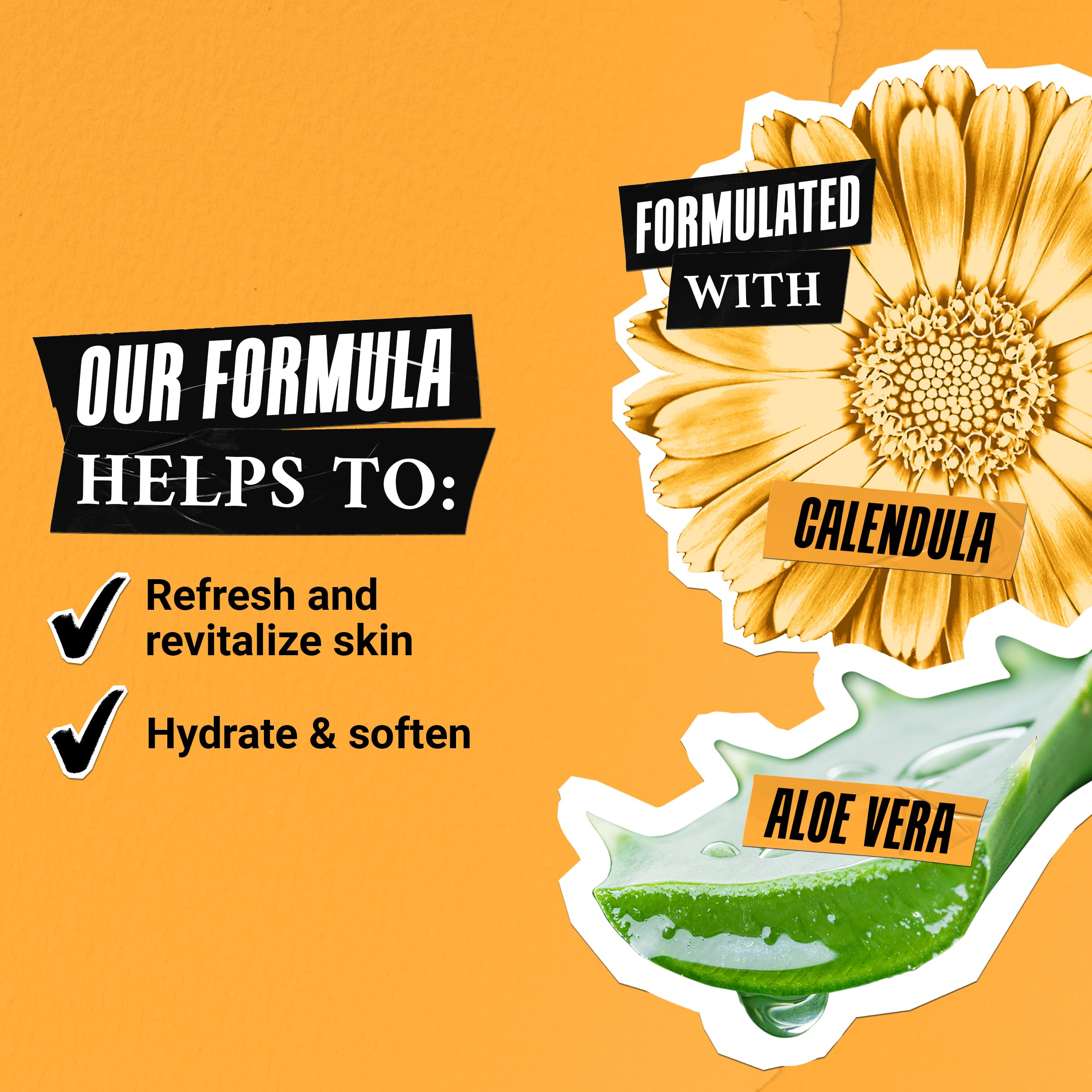 Kiehl's Calendula Calming Mask applying on clean skin for 15-minute calm