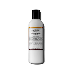 Kiehl's Original Musk lotion bottle closeup showing lightweight hydration for daily use.