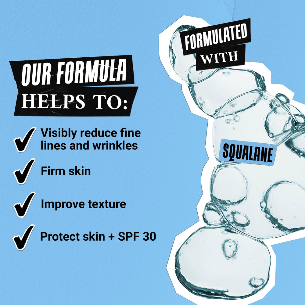 Kiehl's Ultra Facial Moisturizer with SPF 30 highlights squalane benefits.
