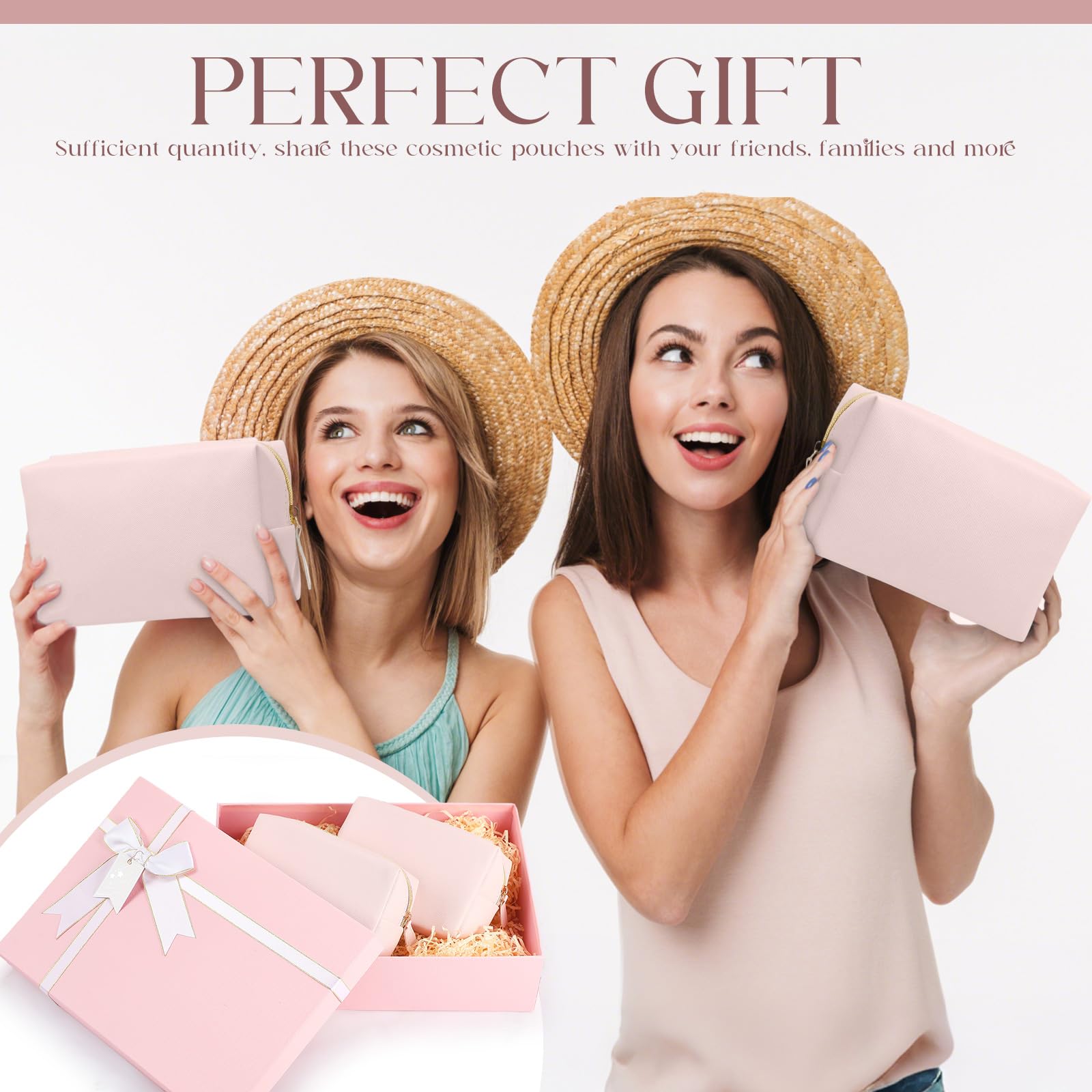 Kigeli gift-ready preppy bags in light pink, perfect for occasions