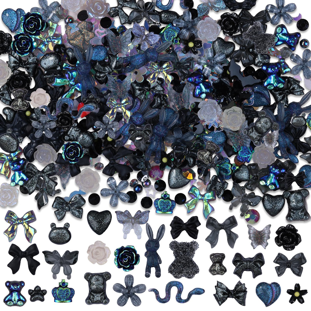 Kikonoke bear nail charms for playful, durable nail art