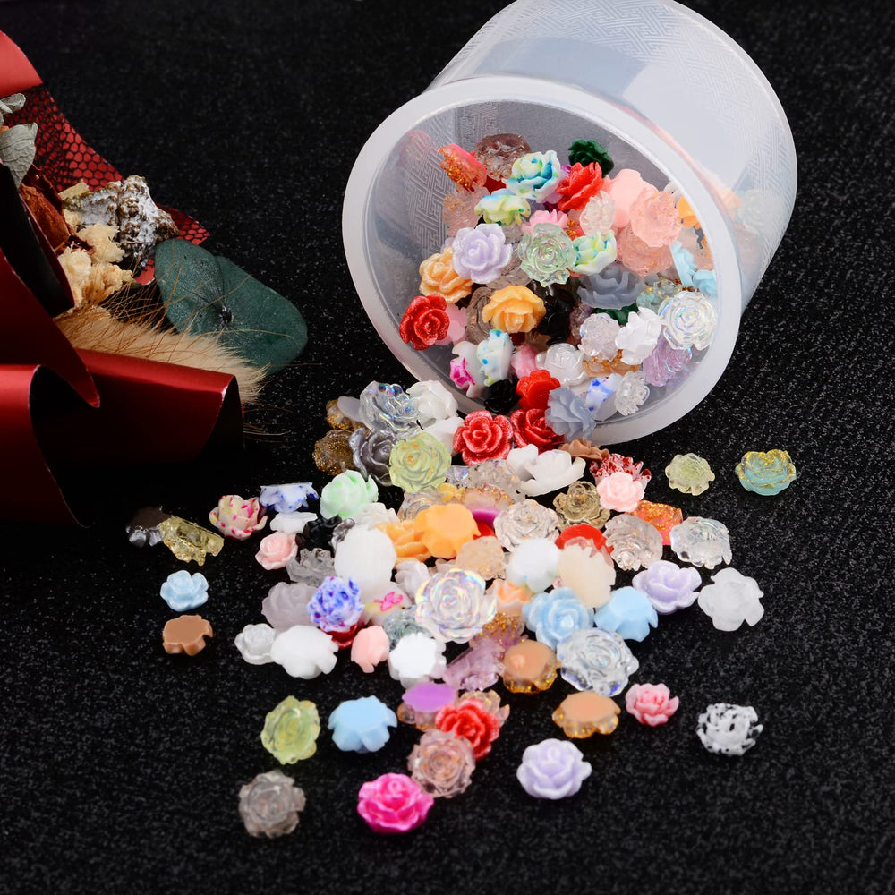 Kikonoke multi-color flower embellishments inspire personalized nail art and crafts.