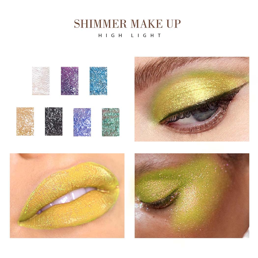 Kilshye E-Gold 6 metallic finish catches light with rich pigment on lids.